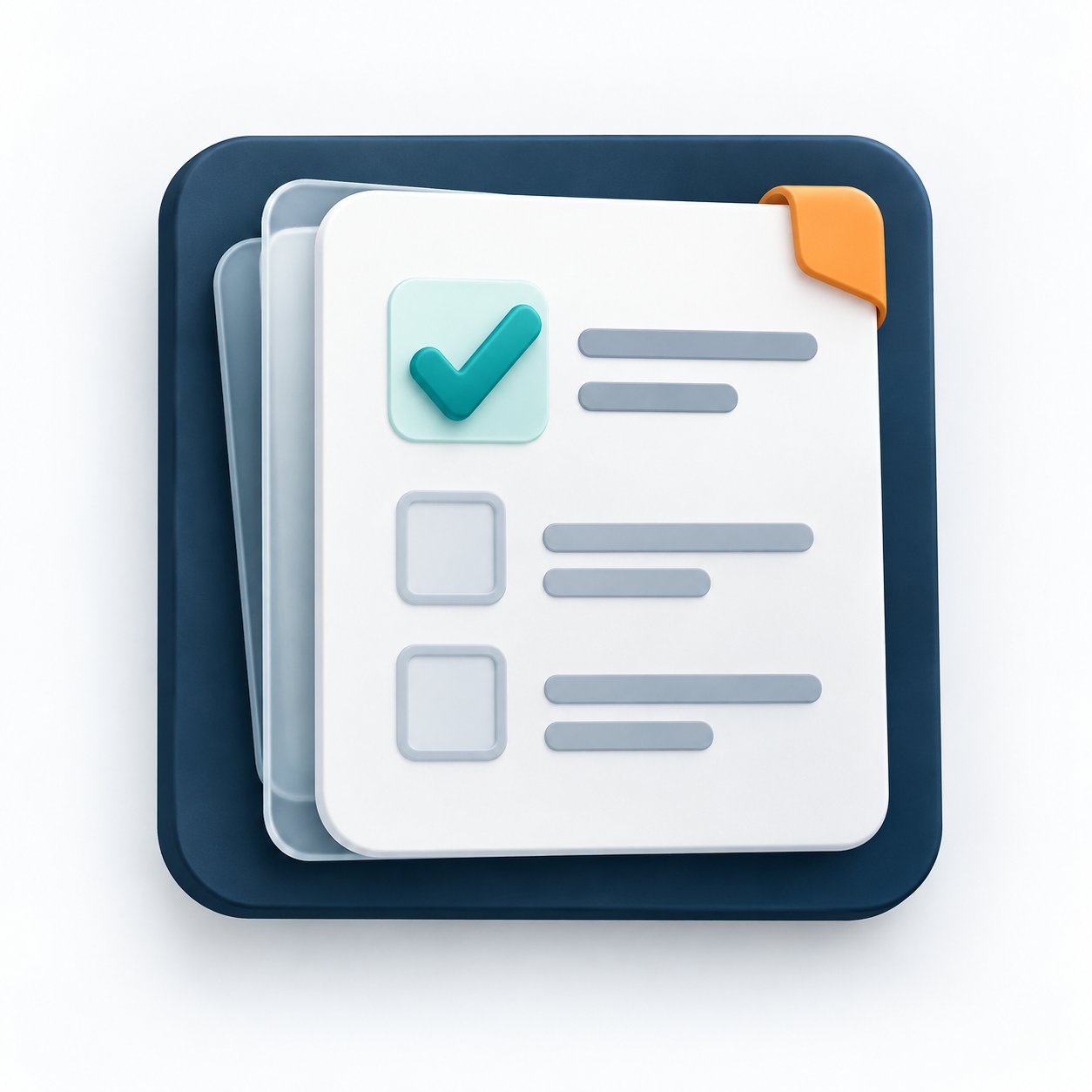 Modern checklist graphic representing features included with EarthChannel