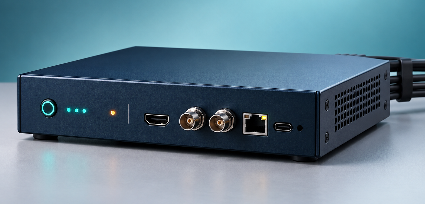 Modern compact civic streaming encoder appliance